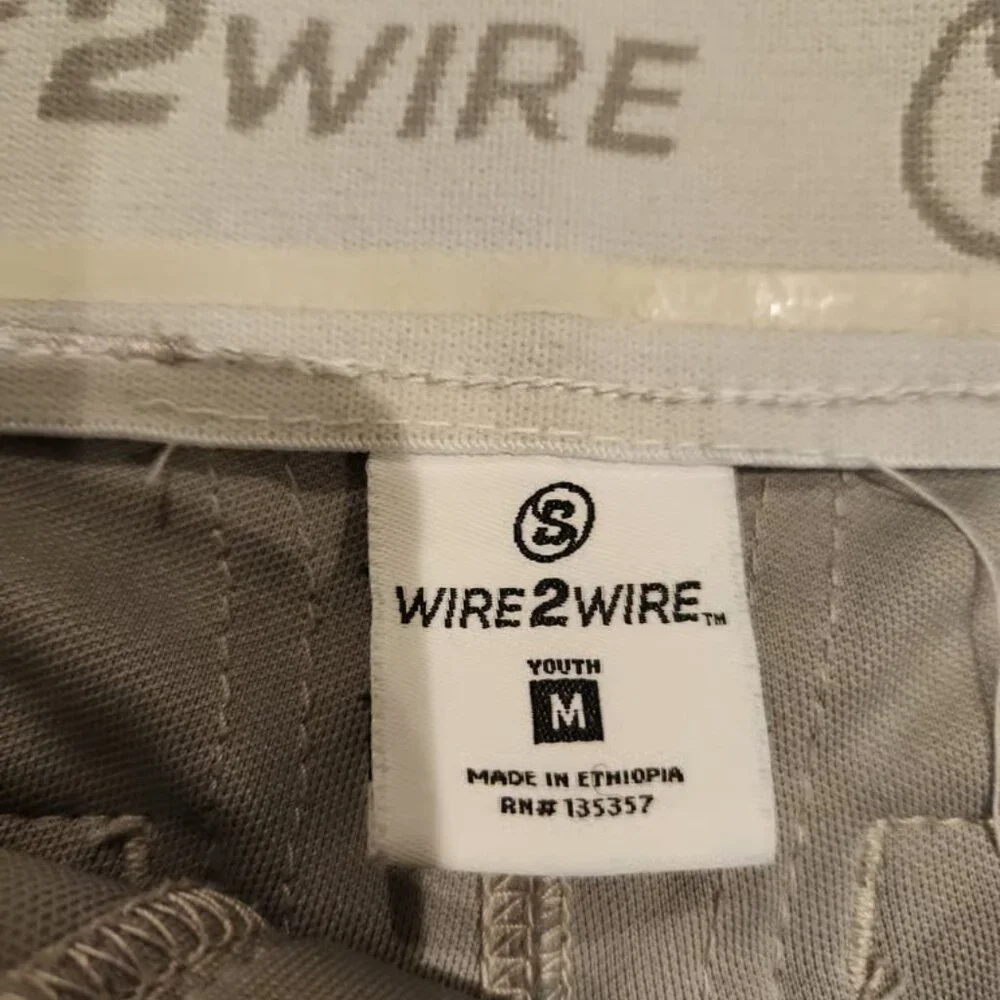 WIRE2WIRE BASEBALL KNICKERS BB/SB Pant Boys Grey MEDIUM